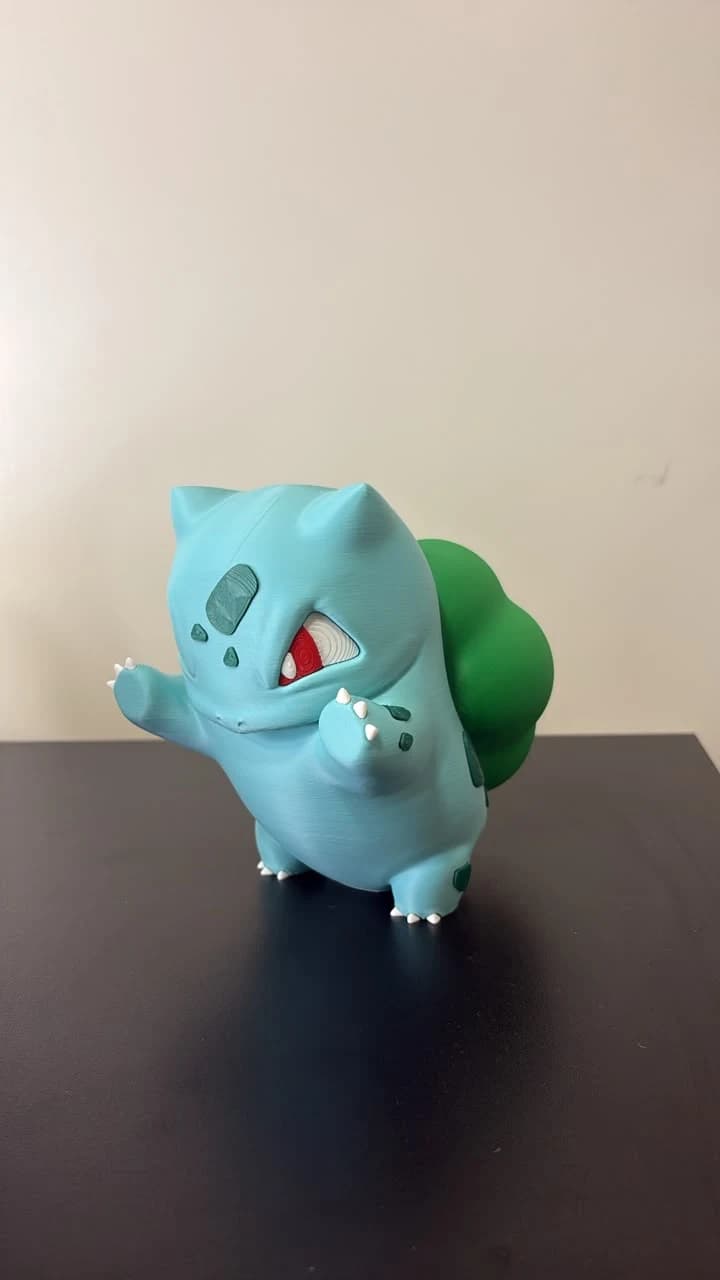 Bulbasaur em impressão 3D