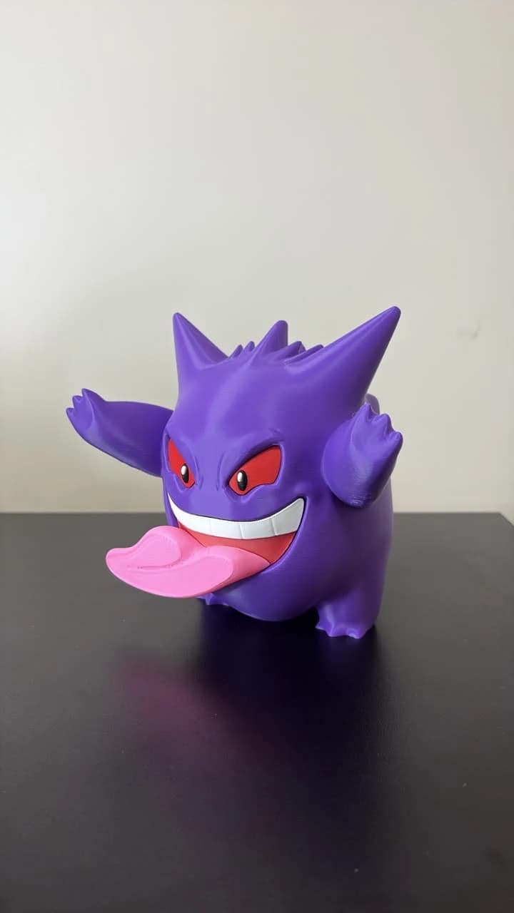 Gengar, peça de impressão 3D da Fio & Forma Studio