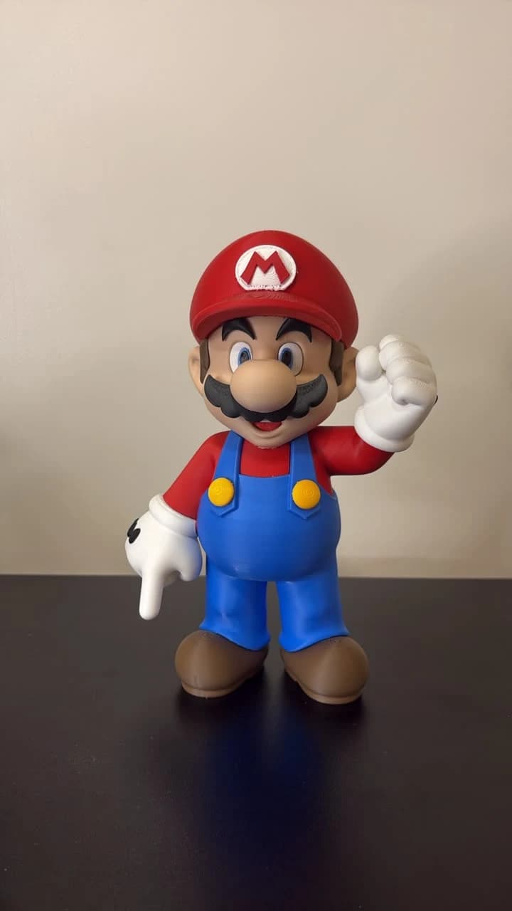 Mario, peça de impressão 3D da Fio & Forma Studio